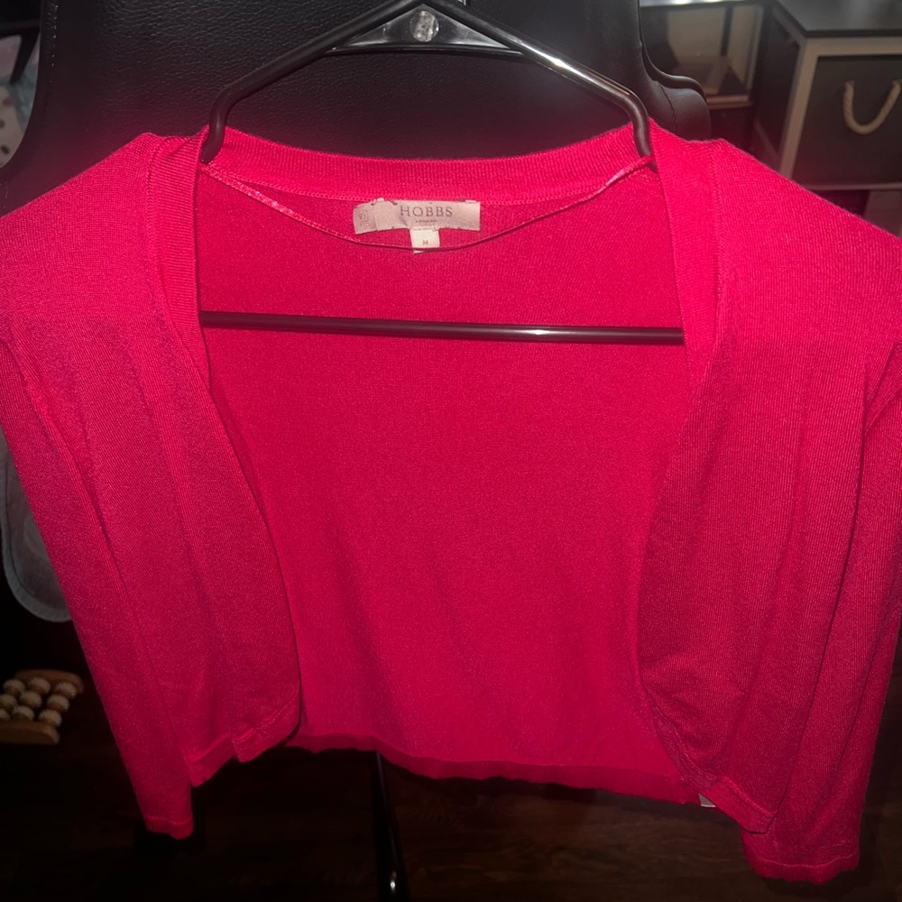 Hobbs Red Cardigan
